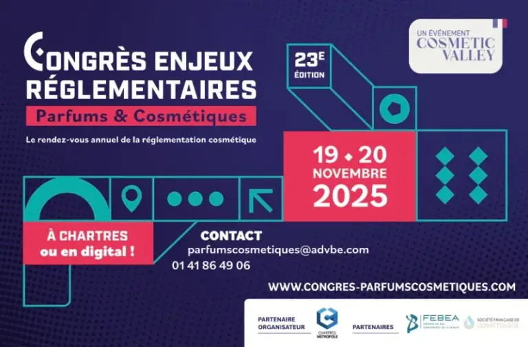 Congrès parfum & cosmétique 2025 à Chartres