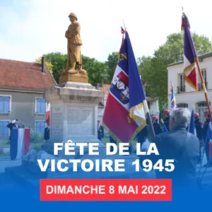 Logo de la fête de la victoire 1945 du 8 mai 2022 à Étréchy